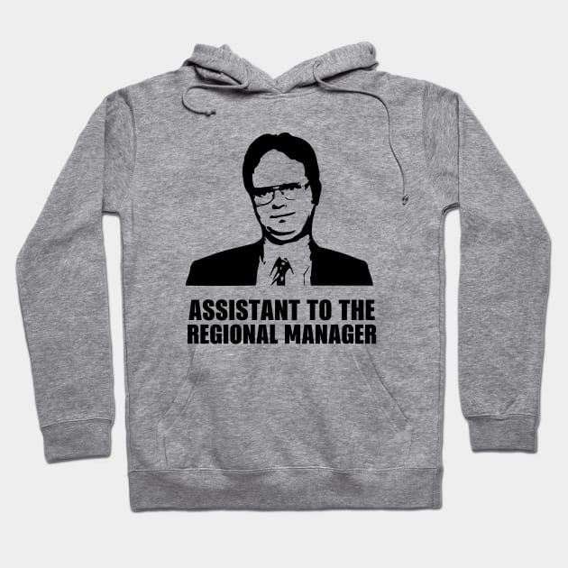 Assistant to the regional manager Hoodie by sandyrm